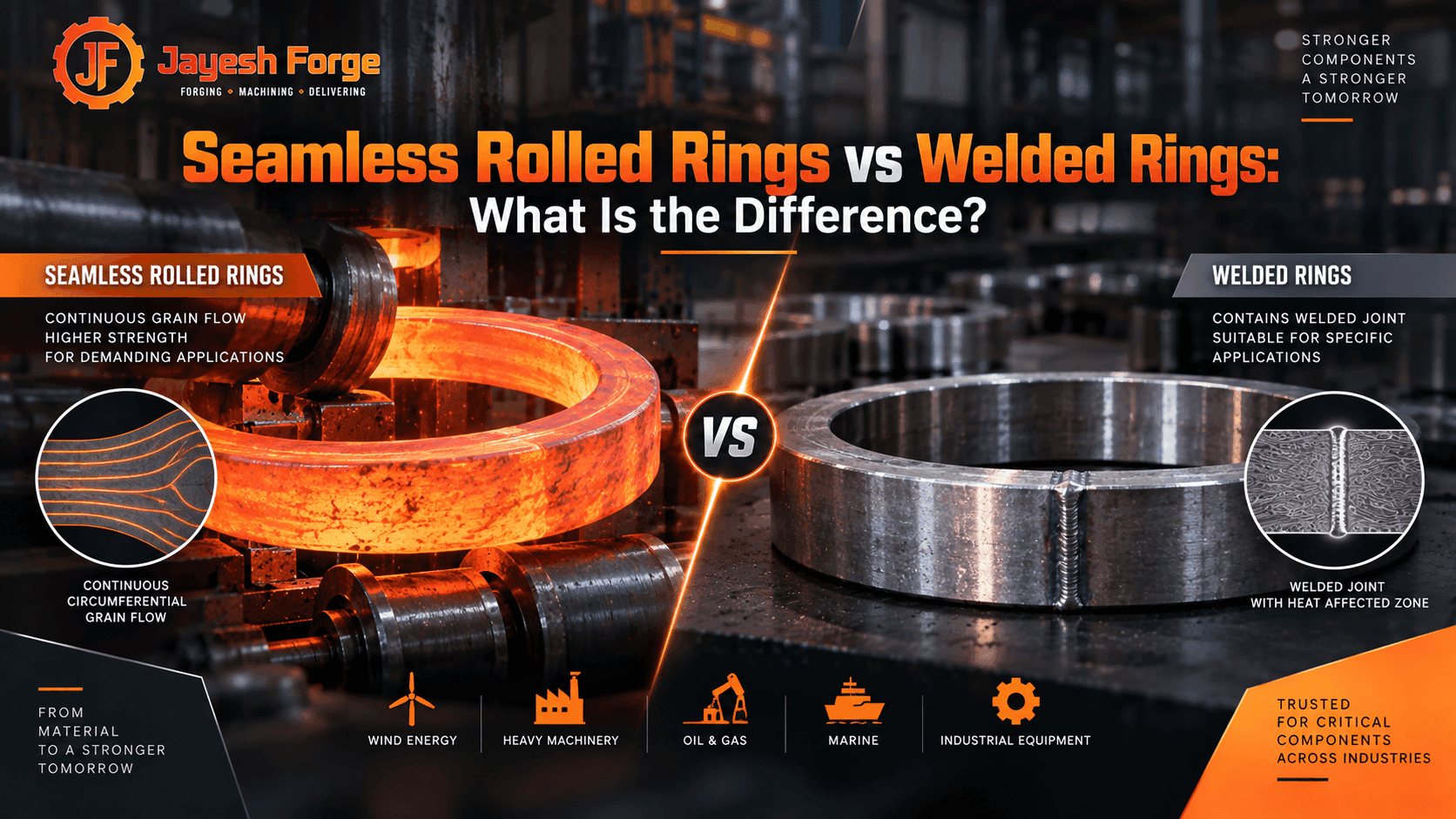 Seamless Rolled Rings vs Welded Rings: What Is the Difference?